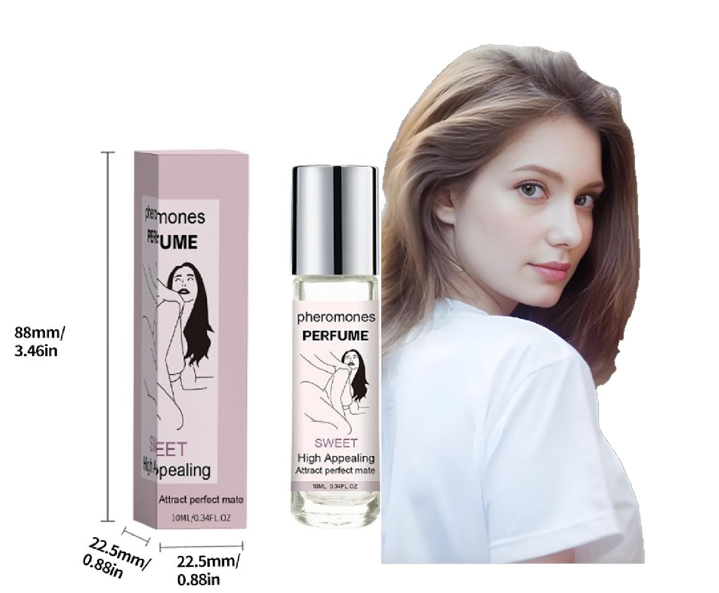 Best Pheromone Perfume for Women - Seductive Cologne with Attractant Pheromones to Attract Men & Enhance Romance - Roll-On Fragrance for Dating, Anniversaries & Special Occasions (2 Pack) - Perfect for Night Out, Valentine's Day & Intimate Moments