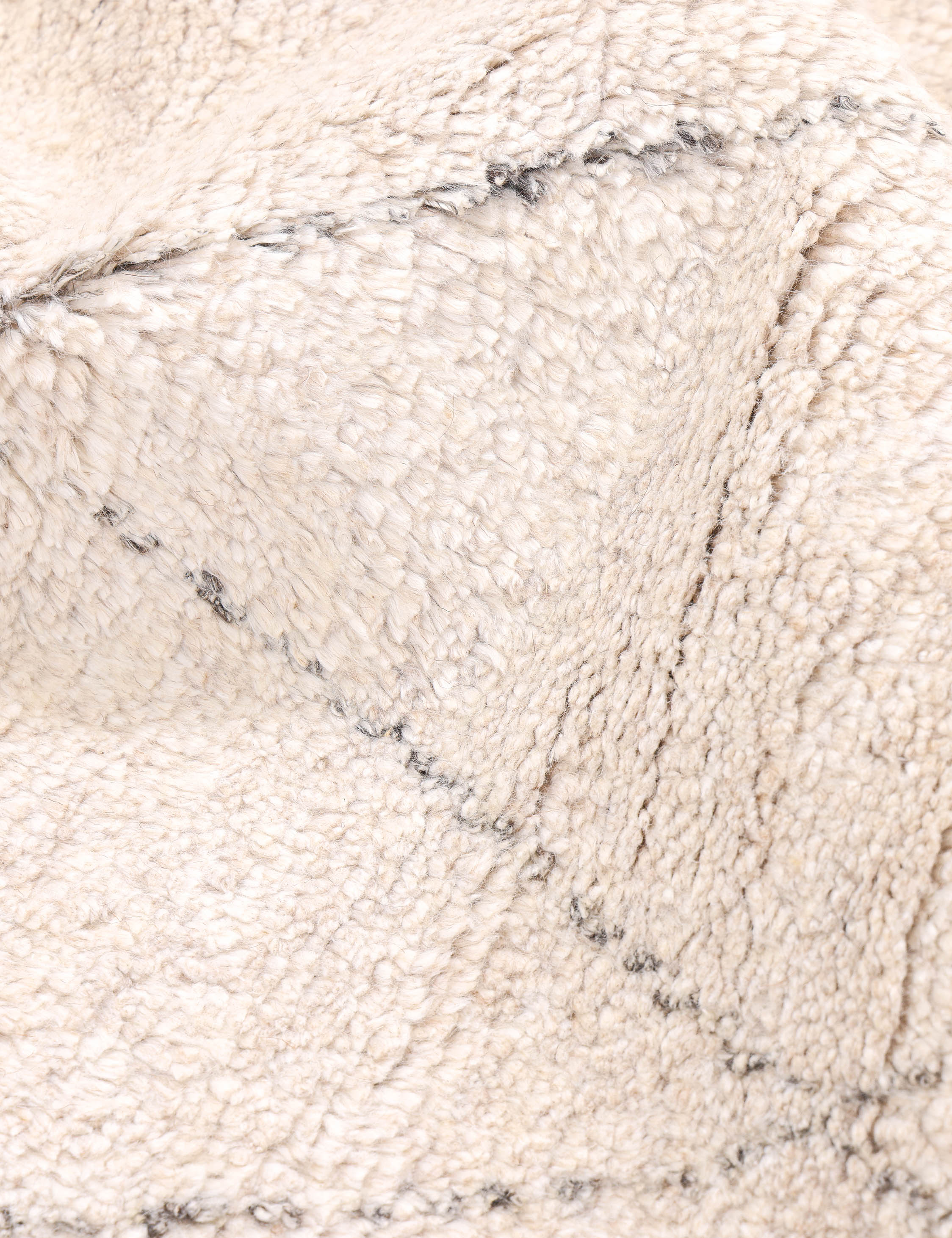 Hand Knotted Wool Blend Moroccan Shag Rug - Soft & Durable Floor Covering for Living Room, Bedroom, or Nursery Decor