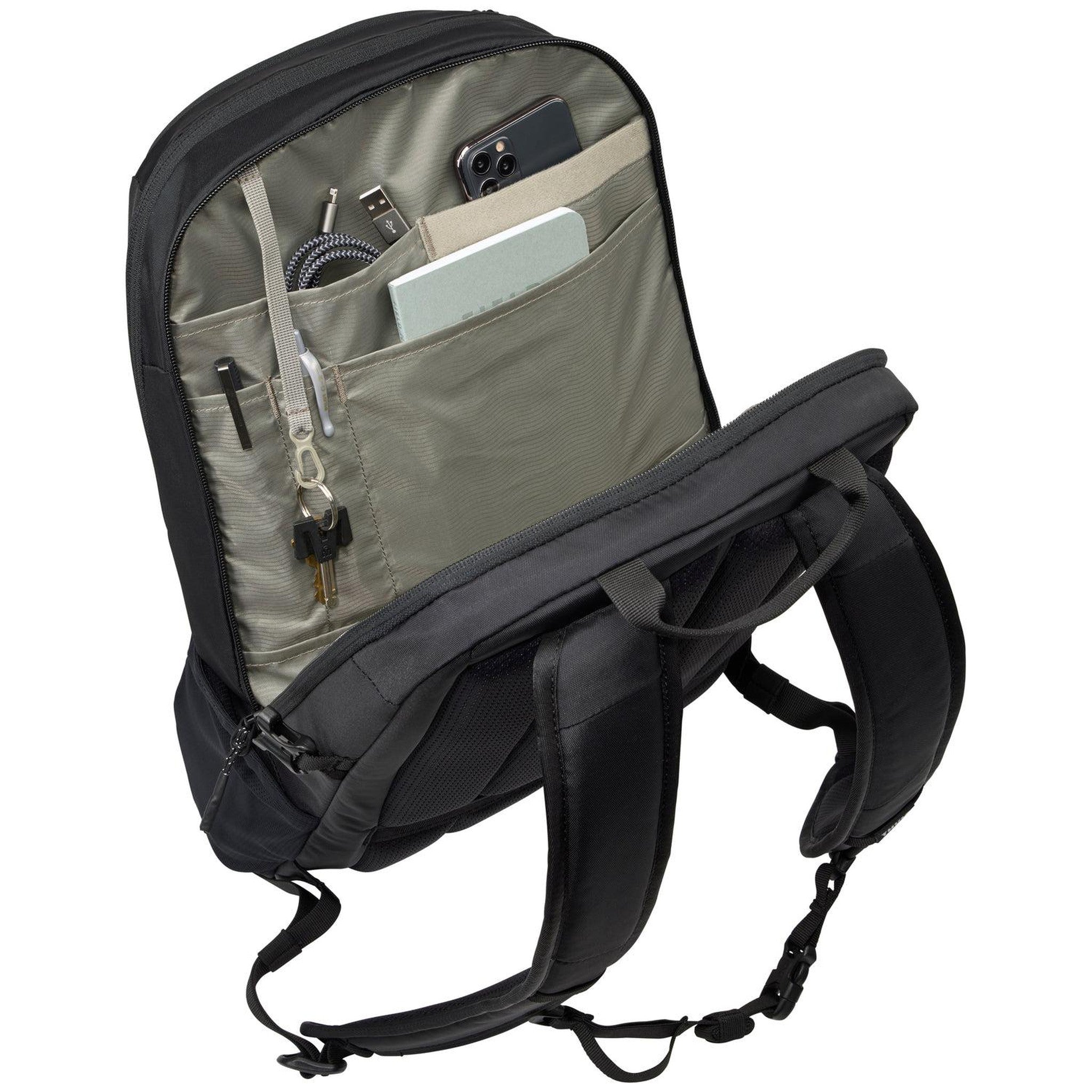 Thule EnRoute 23L Travel Backpack - Lightweight Carry-On Backpack for Business & Weekend Trips - Water-Resistant Laptop Backpack with USB Port (Perfect for Commuting, Air Travel & Daily Use)