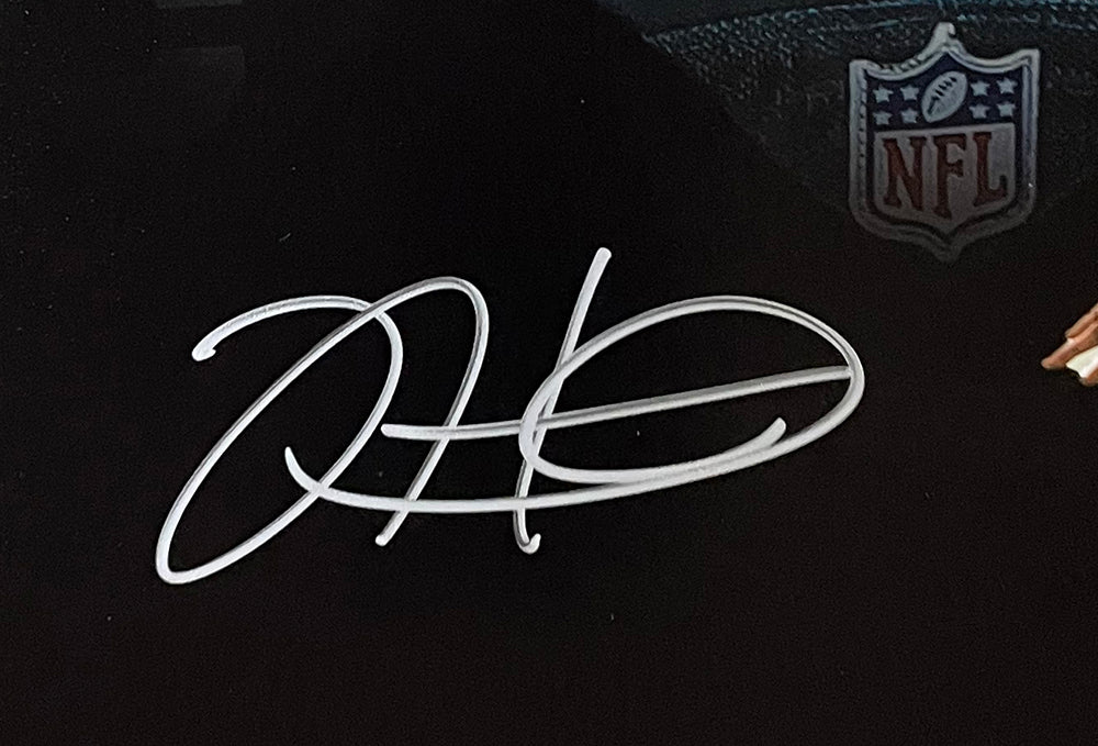 Jalen Hurts Autographed Philadelphia Eagles 11x14 Football Collage Photo with JSA Certificate - Perfect for Eagles Fans, Sports Memorabilia Collectors, and Man Cave Decor