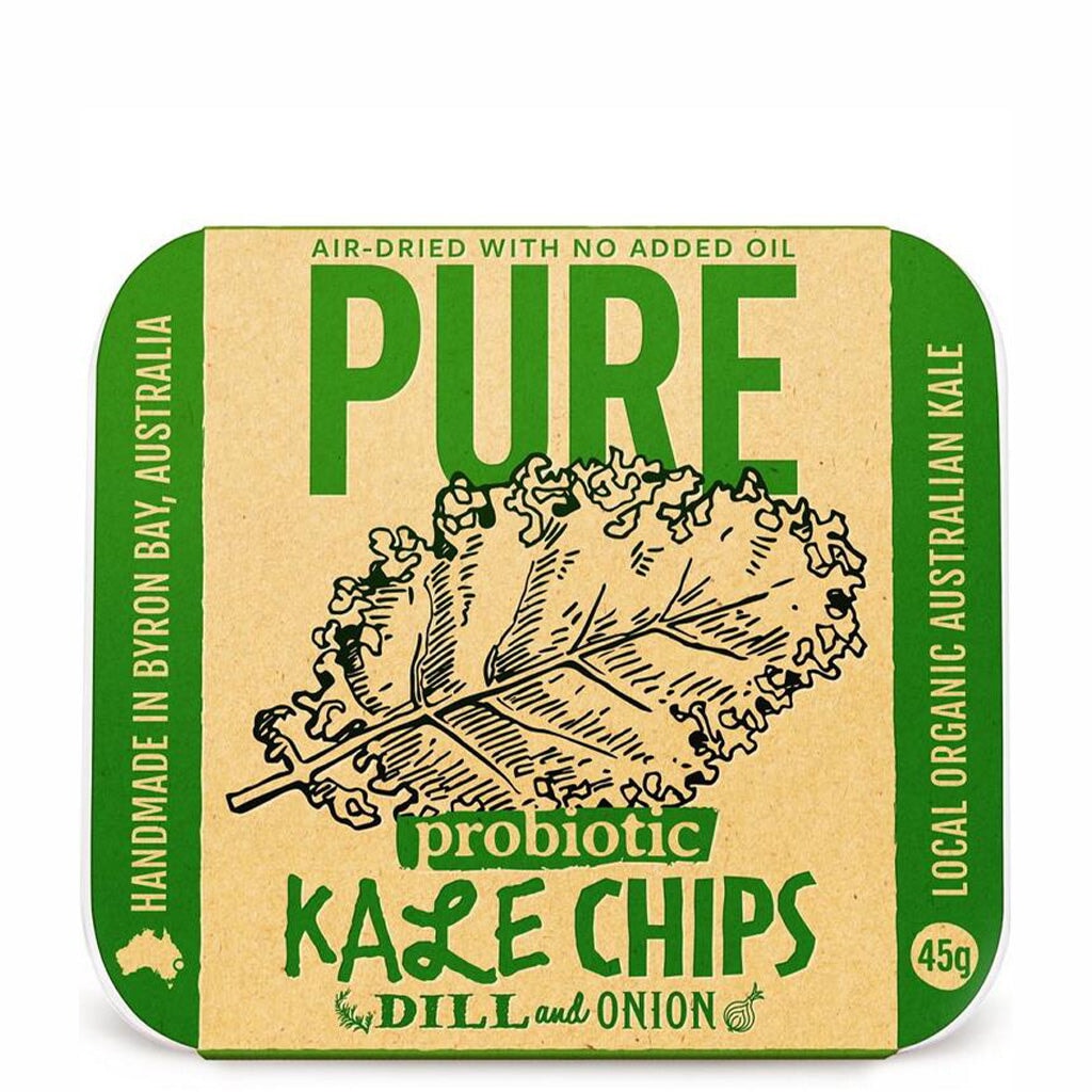 Extraordinary Foods Dill and Onion Kale Chips - Healthy Vegan Snacks, Gluten-Free & Low Carb - Perfect for Keto Diet, Office Snacking & Weight Loss