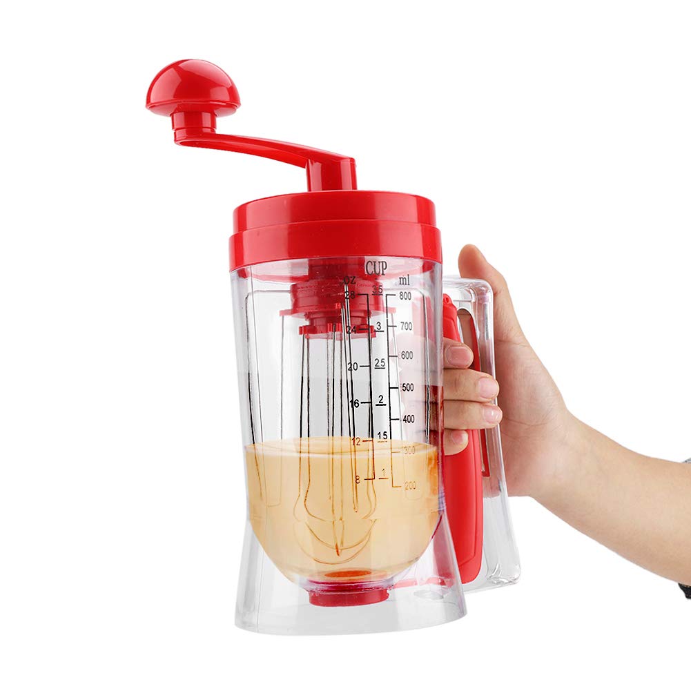 Manual Batter Mixer for Pancakes & Waffles - Baking Tool for DIY Cakes