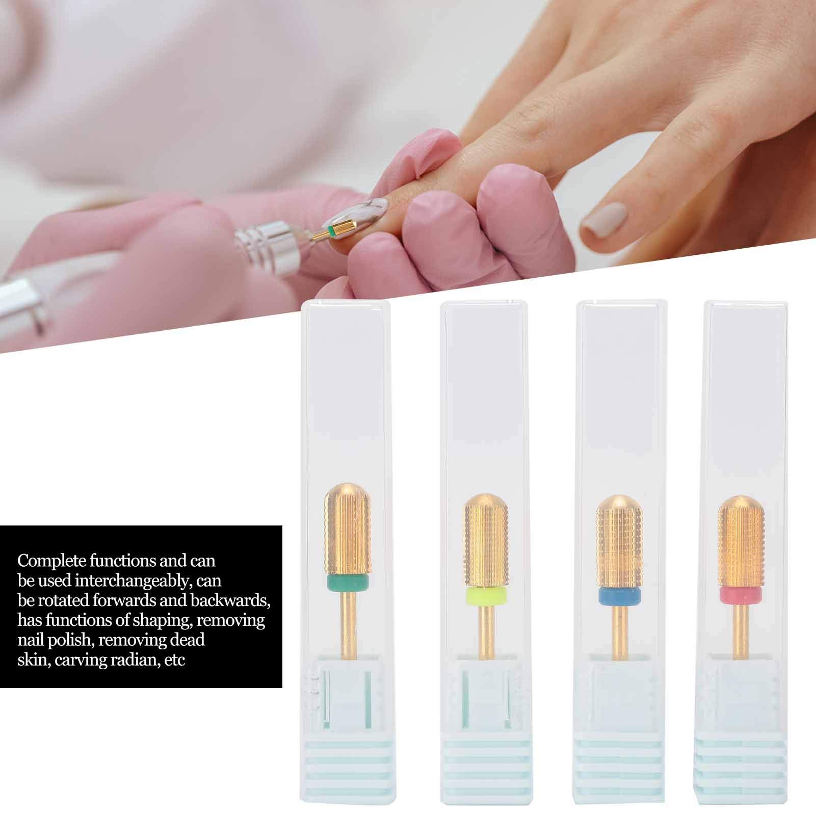 LANTRO JS Professional Nail Drill Bits Set for Manicure, Pedicure & Nail Art - High Speed Electric Nail File Accessories for Salon & Home Use