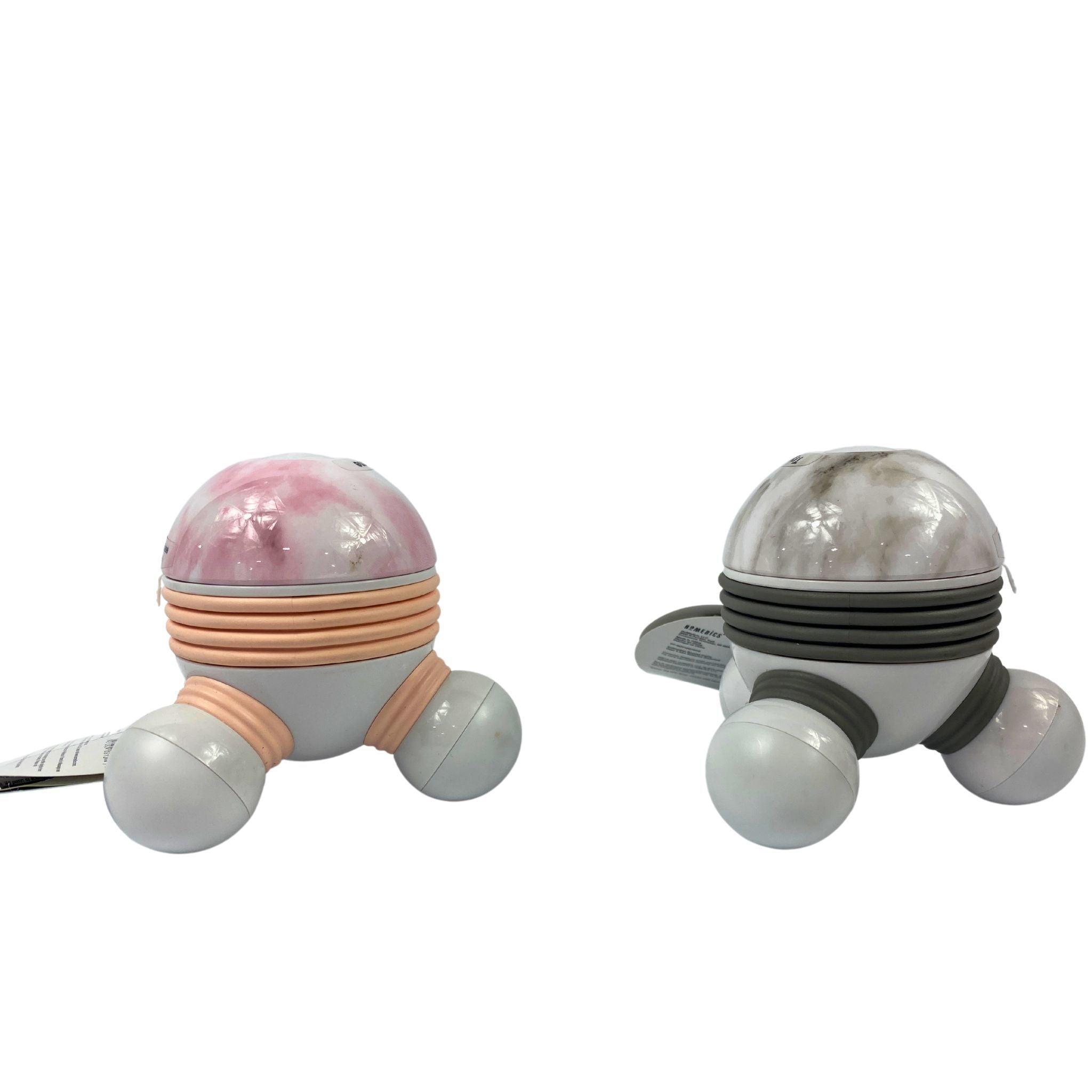 Homedics Marbelous Mini Massager - Pink & Gray (48 Pcs Lot) - Portable Handheld Massager for Neck, Back & Shoulder Pain Relief - Perfect for Home, Office & Travel Use