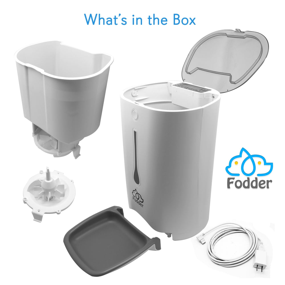 Automatic Pet Food Dispenser - Smart Electronic Dog & Cat Feeder with Timer for Home Use - Perfect for Travel, Work, or Busy Pet Owners