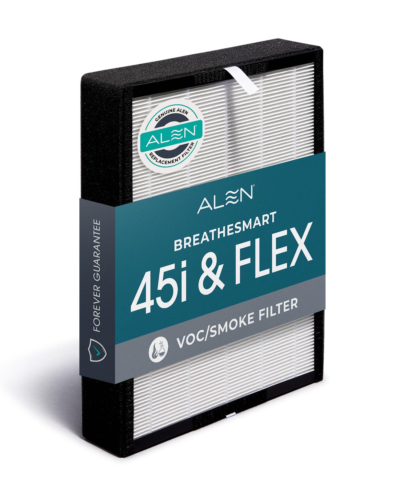 Alen FL40-H VOC/Smoke Replacement HEPA Filter for BreatheSmart 45i & Flex Air Purifiers - Captures Allergens, Mold, VOCs & Smoke - 1 Pack - Perfect for Allergy Relief & Cleaner Air in Bedrooms & Living Rooms