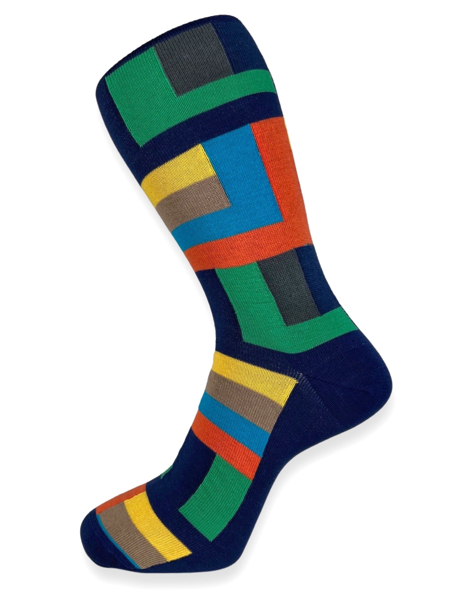 DÉCLIC Jentris Navy Blue Socks for Men & Women - Comfortable Casual Athletic Socks for Running, Hiking, and Everyday Wear
