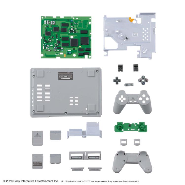 Bandai Best Hit Chronicle 2/5 Sony PlayStation SCPH-1000 Model Kit - Build Your Own Classic PS1 Console for Collectors & Gaming Enthusiasts