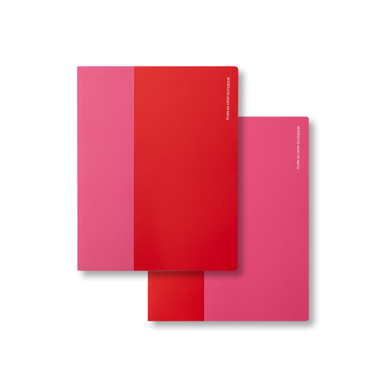 Soft Touch A5 Notebook Set of 2 - Lined & Plain Pages for Journaling, Note Taking, School & Office Use - Premium Cropped Paper for Writing & Sketching