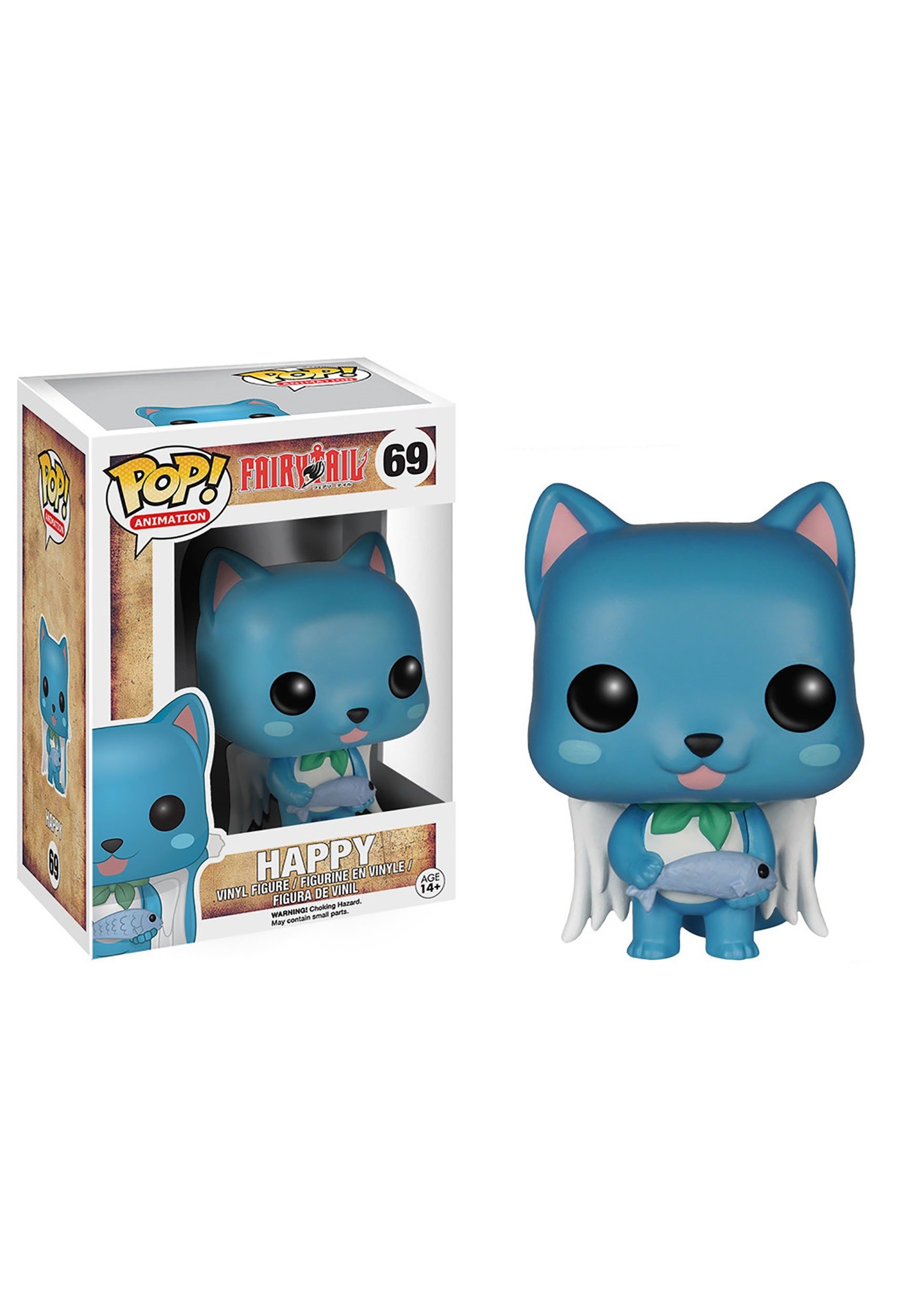 Funko POP Anime: Fairy Tail Happy Action Figure Collectible Toy - Perfect for Anime Fans, Gift Ideas & Display Decor