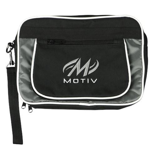 Motiv Accessory Bag - Durable & Stylish Black & Silver Gym Bag for Workout Essentials | Perfect for Fitness, Travel & Sports Gear Storage