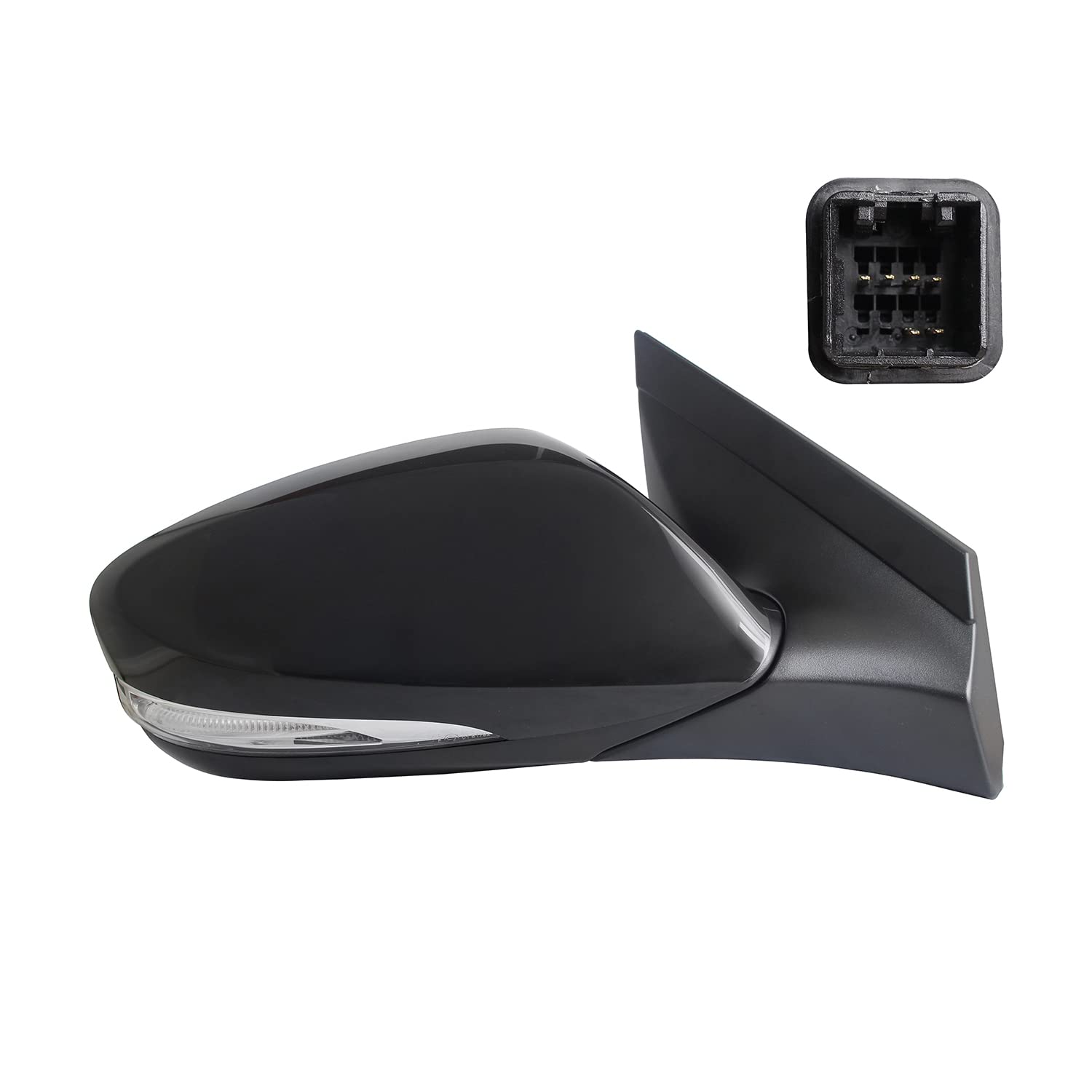 TYC 7700941 Hyundai Accent Right Side Manual Non-Heated Mirror Replacement - Perfect for DIY Car Repairs & Auto Body Shops
