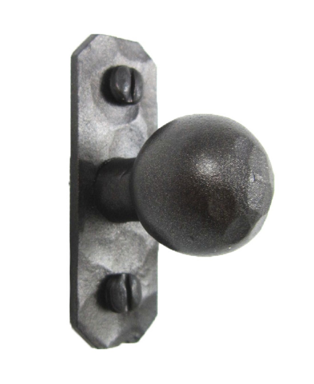 Rustic Wrought Iron Cabinet Knob HK9 - Antique Bronze Finish - Vintage Style Drawer Pulls for Kitchen Cabinets, Dressers & Furniture Hardware - Perfect for Farmhouse, Cottage & Rustic Home Decor