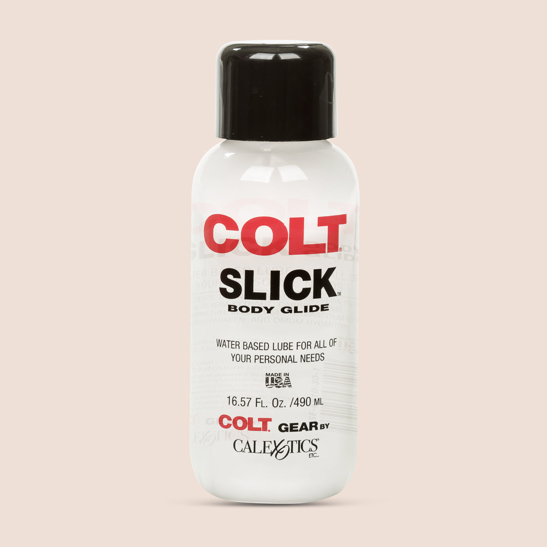 COLT Slick Lube Water-Based Personal Lubricant - Long Lasting, Hypoallergenic, pH Balanced for Men & Women - Perfect for Sensitive Skin, Massage, and Intimate Moments