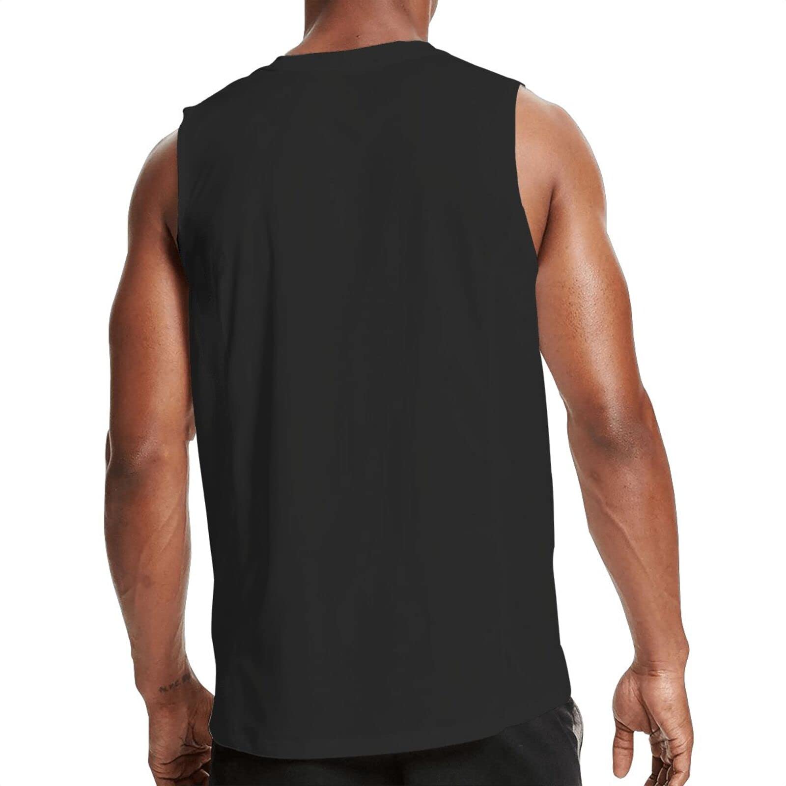 Canelo Alvarez 3D Printed Muscle Tank Tops - Men's Sleeveless Hawaiian Gym Shirts for Workout & Summer - Cool Cotton Undershirt Tees - Medium Black - Perfect for Beach, Gym & Casual Wear