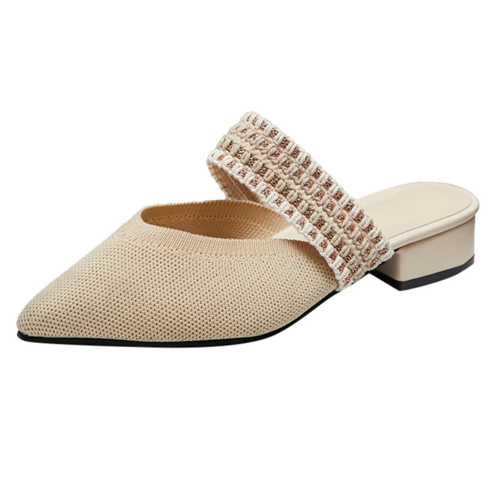 Breathable Women's Slip-On Casual Shoes - Comfortable Low Heel Pumps for Outdoor & Leisure Wear | Perfect for Walking, Travel & Everyday Use