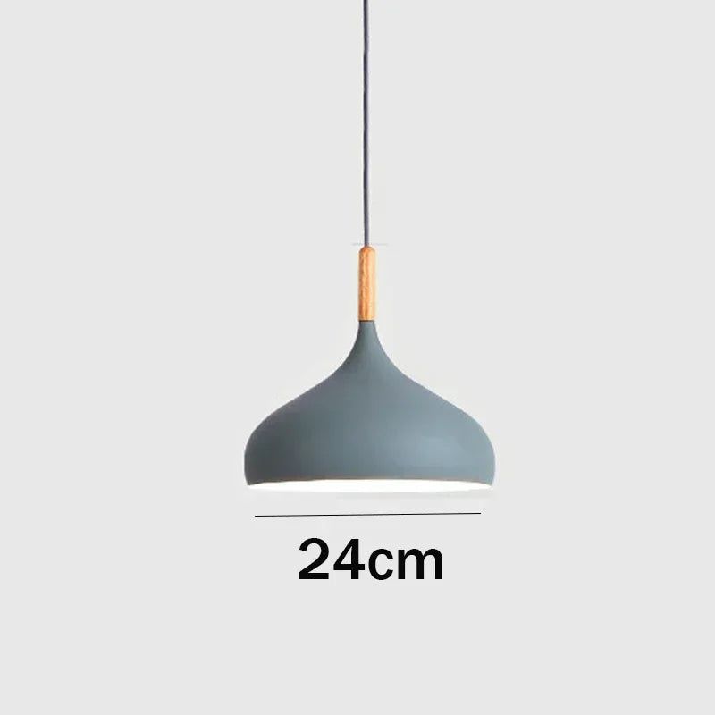 Pine Wood Hanging Chandelier Pendant Light - Natural Elegant Rustic Ceiling Fixture for Dining Room, Bedroom & Living Room Decor
