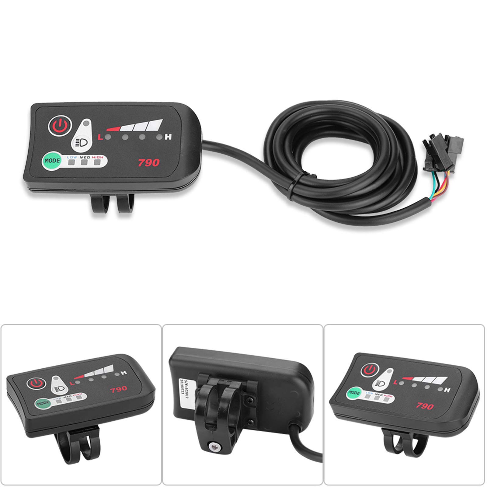 **BNineteenteam 24V 36V 48V Electric Bike LED Display Control Panel - DIY Bike Display Controller for E-Bike Conversion - Perfect for Commuting, Off-Road & Urban Riding**