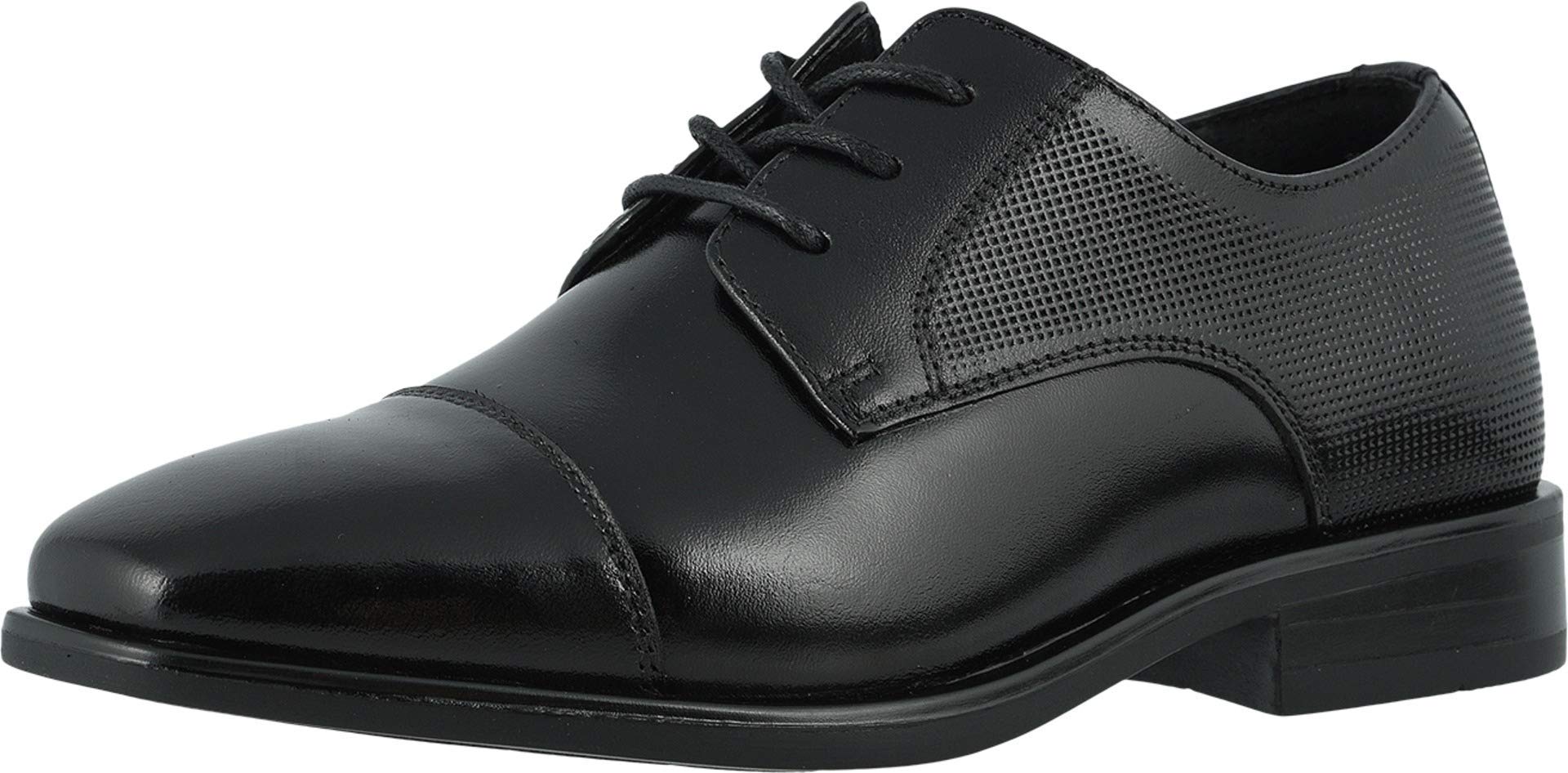 Florsheim Kids Postino Cap Toe Oxford Shoes for Boys - Toddler/Little Kid/Big Kid Sizes | Classic School & Dress Shoes for Formal Occasions