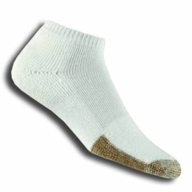 Thorlo TMM Micro Mini Unisex Socks - Cushioned Athletic Socks for Running, Hiking & Everyday Comfort (White) - Perfect for Active Lifestyles & Sports Enthusiasts