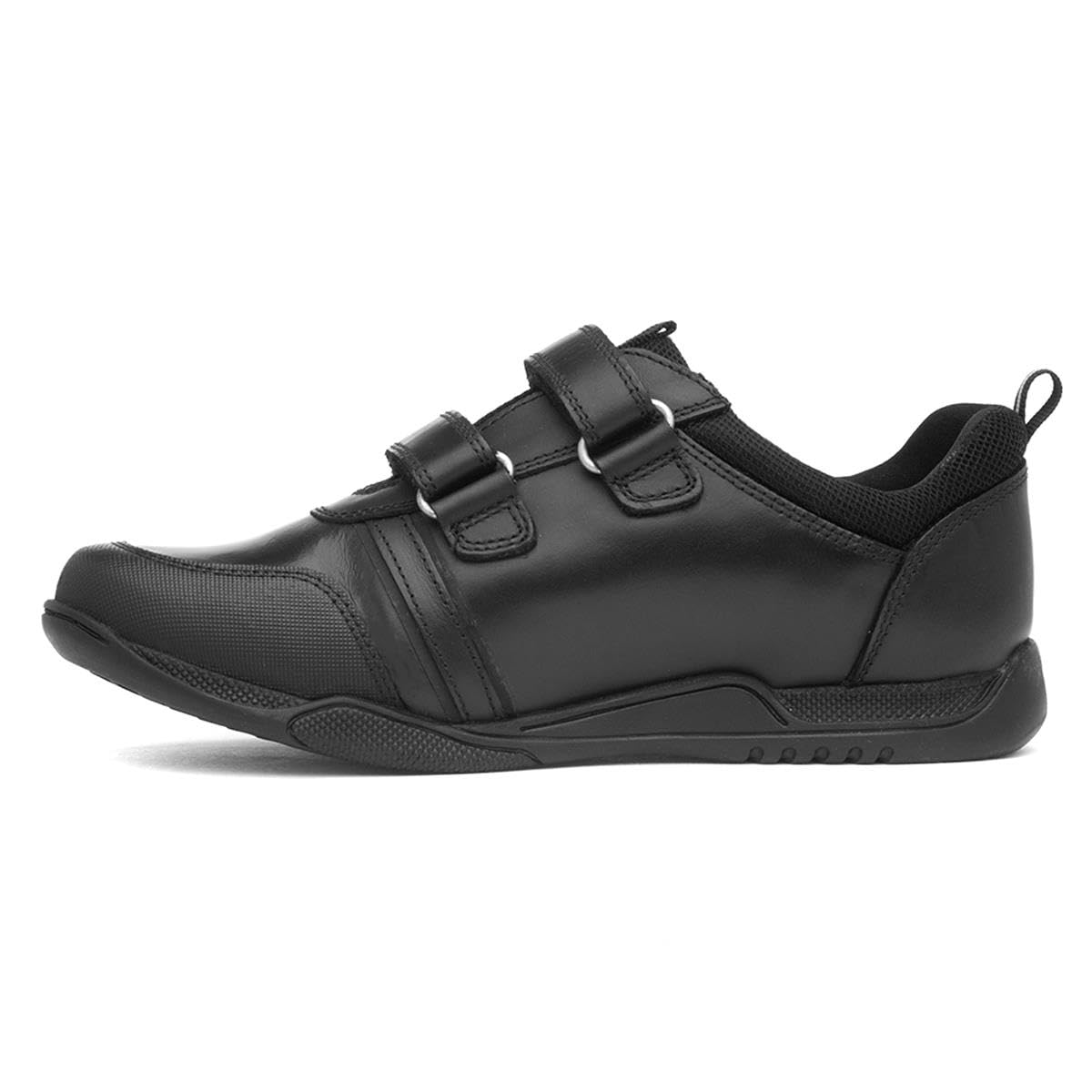 Hush Puppies Boys' Comfortable Flat School Uniform Shoes - Lightweight & Durable for Daily Wear, Classroom & Playground Activities