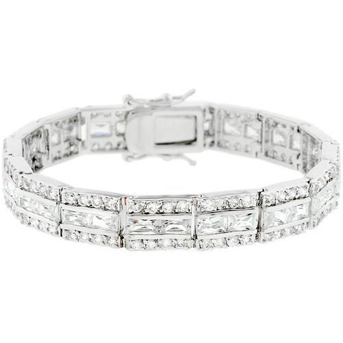 Balboa Cubic Zirconia Bracelet for Women - Elegant Sterling Silver CZ Tennis Bracelet | Perfect for Weddings, Parties & Everyday Wear
