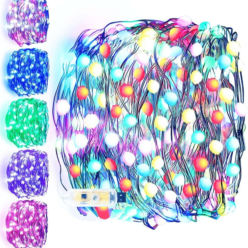 200 LED Outdoor String Lights - 66FT Super Bright Waterproof Fairy Lights with 12 Modes, Copper Wire for Garden, Patio, Tree, Wedding & Party Decor - Perfect for Indoor/Outdoor Use in Halloween, Bedroom, and Special Events