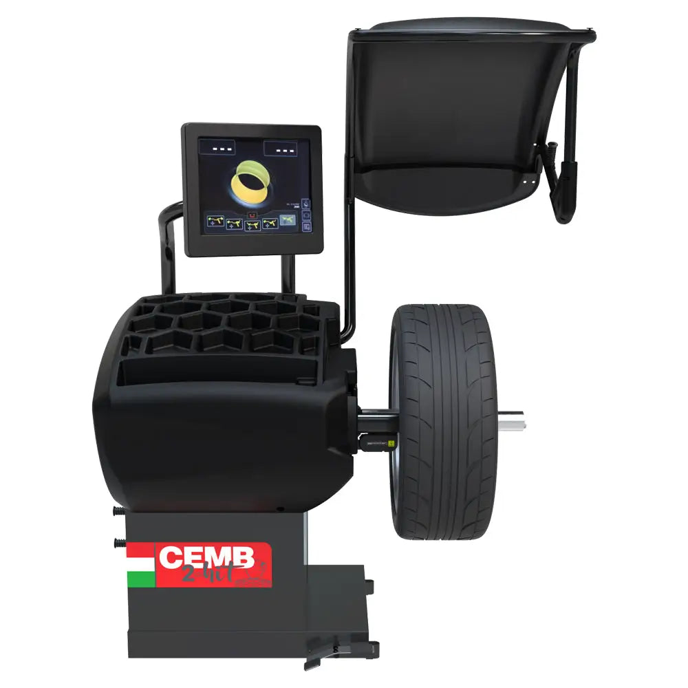 Cemb 2 Hit Tire Dealer Wheel Balancer Machine - Professional Wheel Balancing Equipment for Auto Shops & Tire Stores - Perfect for Vehicle Maintenance & Alignment Services
