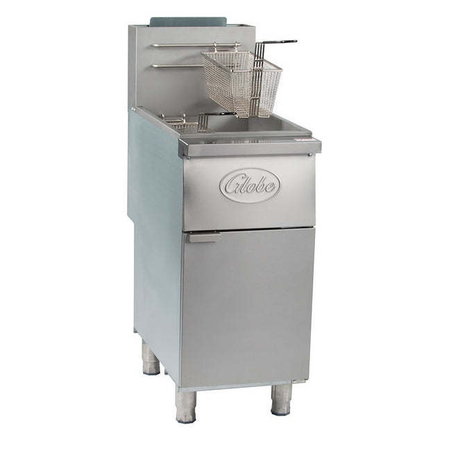Globe GFF35PG Commercial Propane Floor Fryer - 35 lb Capacity for Restaurants, Food Trucks & Catering | Heavy-Duty Deep Fryer for Chicken, Fish & Fries