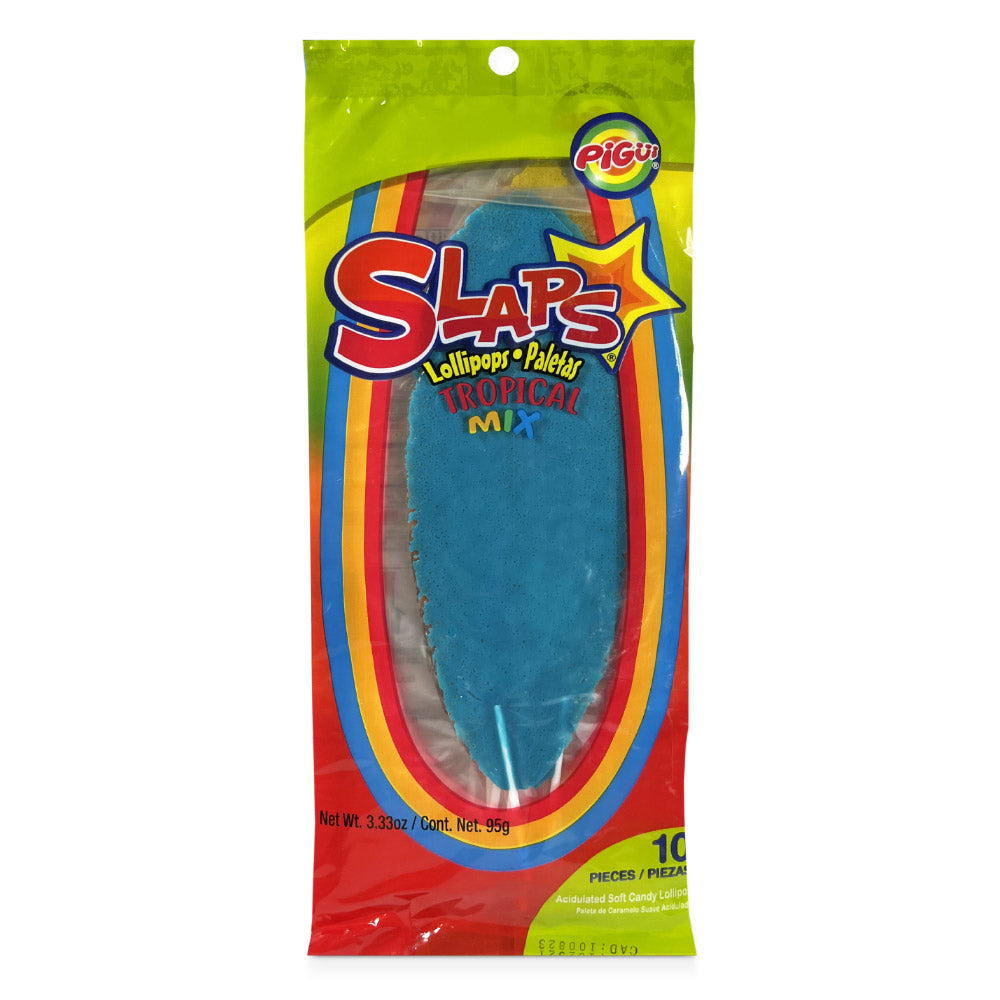 Tropical Pigui Cachetada Candy - 10ct Bag | Sweet & Tangy Mexican Treat for Parties, Snacks & Gifts