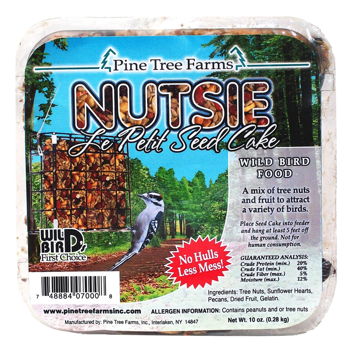Nutsie Le Petit Seed Cake - Organic, Gluten-Free, Vegan Snack for Healthy Lifestyle | Perfect for Breakfast, Dessert & On-the-Go