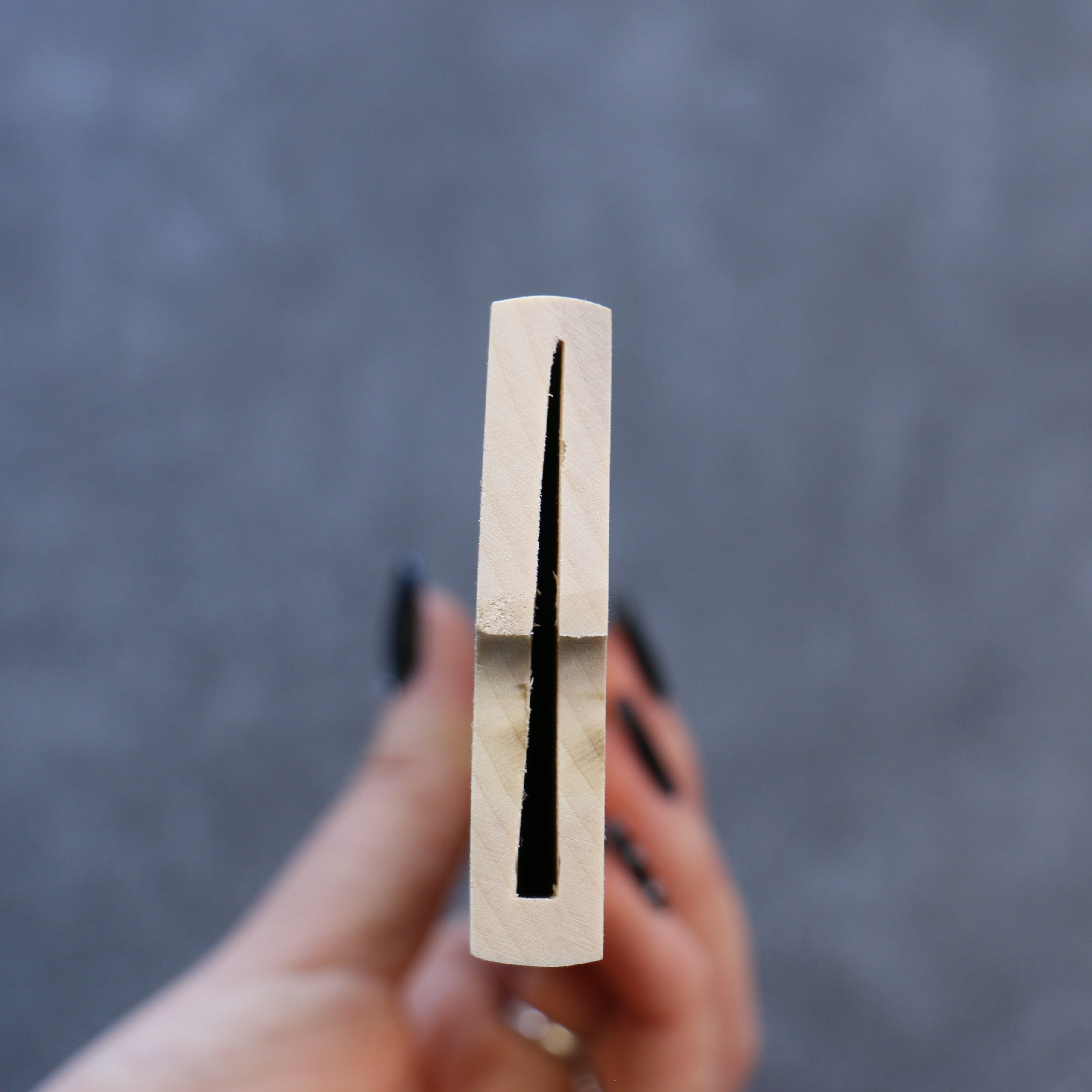 Premium 165mm Santoku Knife Sheath - Magnolia Wood & Plywood Pin - Perfect for Kitchen Storage, Travel, and Gift Giving