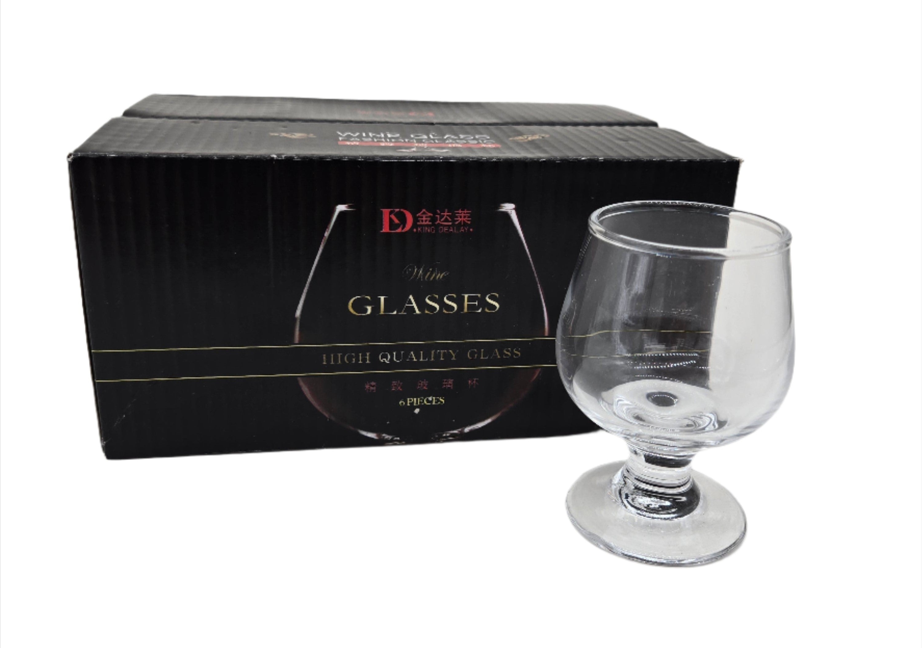 Premium 6-Piece Set of 2x3.5 Inch Footed Liquor Glasses - Elegant Whiskey, Bourbon & Cocktail Drinking Glasses for Home Bar, Parties & Gifts