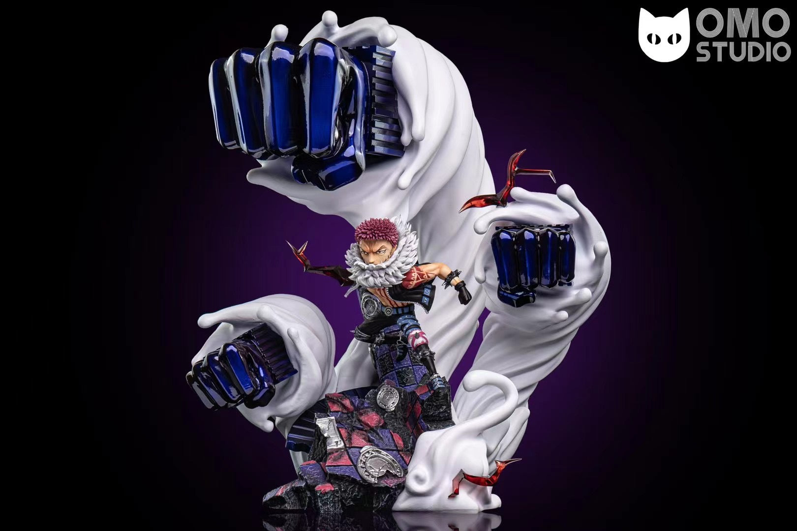 OMO Studio Charlott Katakuri Anime Figure - One Piece Wano Country Arc Collectible for Fans, Display & Gift