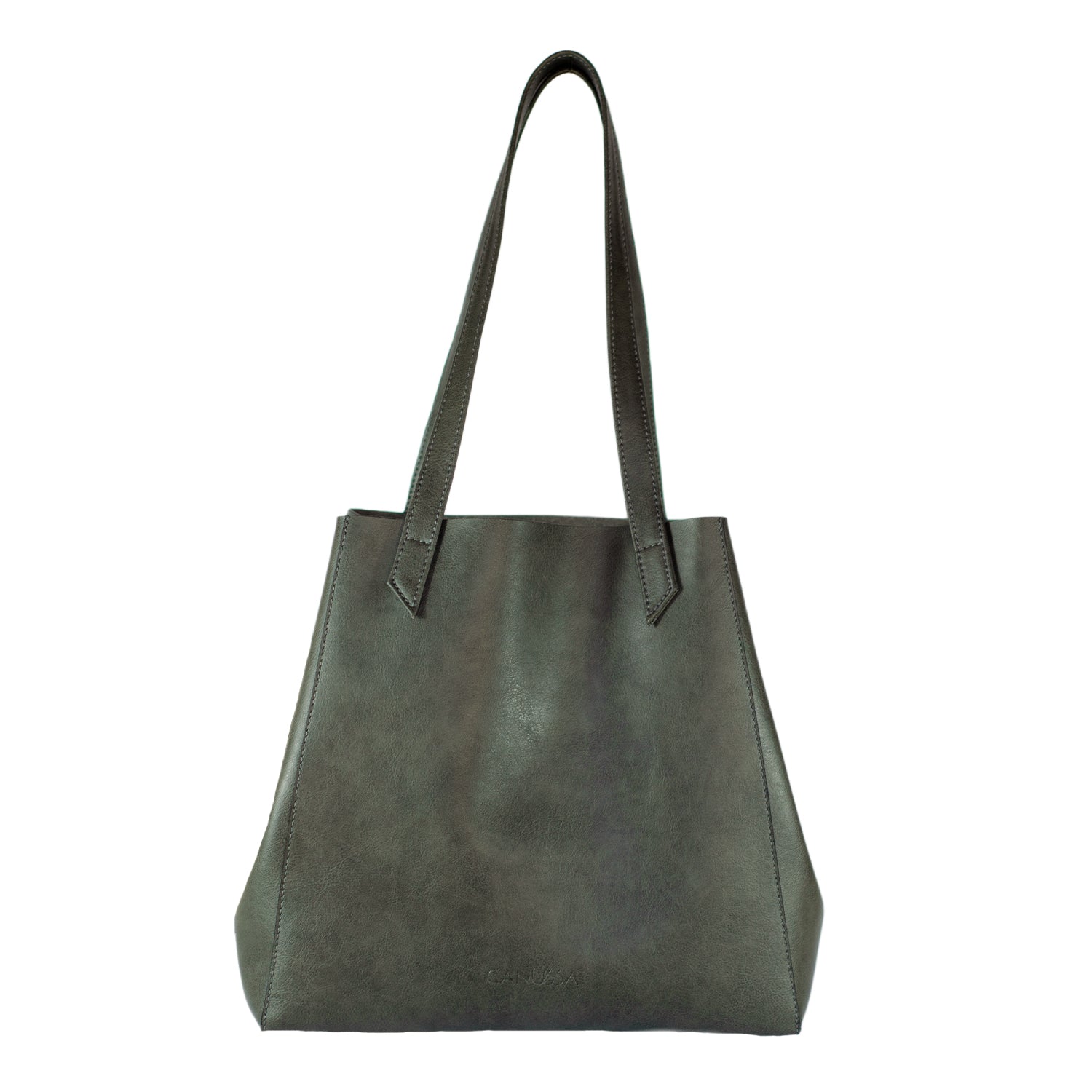 Canussa Totissimo Grey Tote Bag - Stylish & Spacious for Work, Travel & Everyday Use