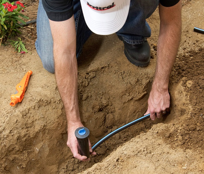Irritrol EHF1295 010 D Super Blue Flexible Swing Pipe - 100ft for Lawn Sprinkler Systems & Garden Irrigation