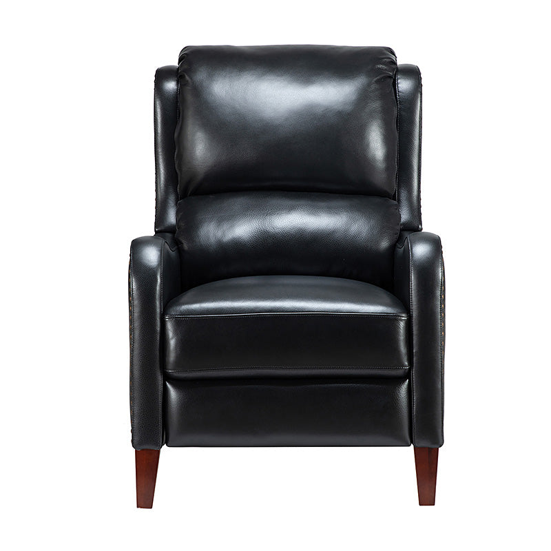 Deliat Genuine Leather Recliner Chair - Premium Comfort for Living Room, Home Theater & Office - Adjustable Footrest & Lumbar Support - Brown PU Leather Sofa for Relaxation & Entertainment