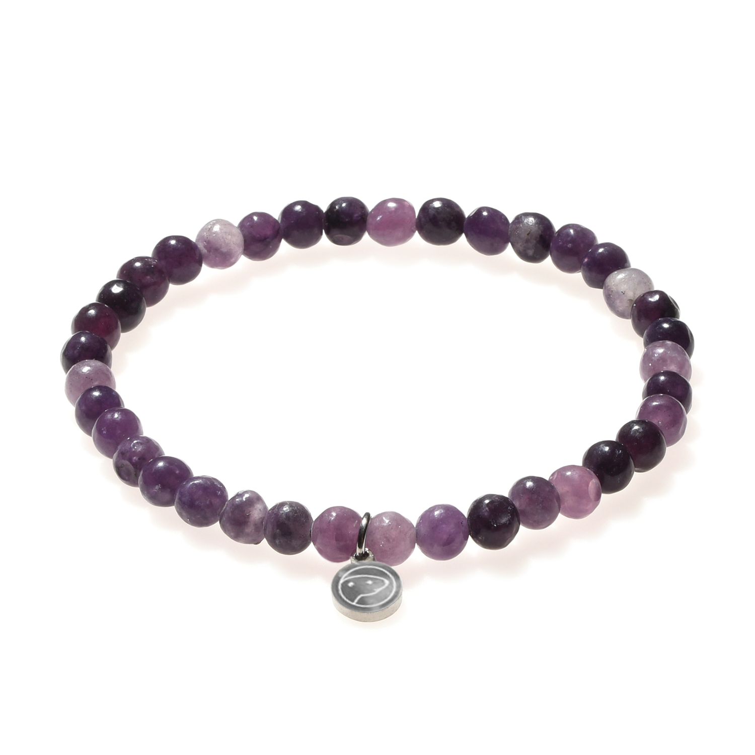 Lepidolite Healing Stone Bracelet for Women - Mini Adjustable Crystal Jewelry for Stress Relief & Anxiety - Perfect for Meditation, Yoga & Spiritual Healing