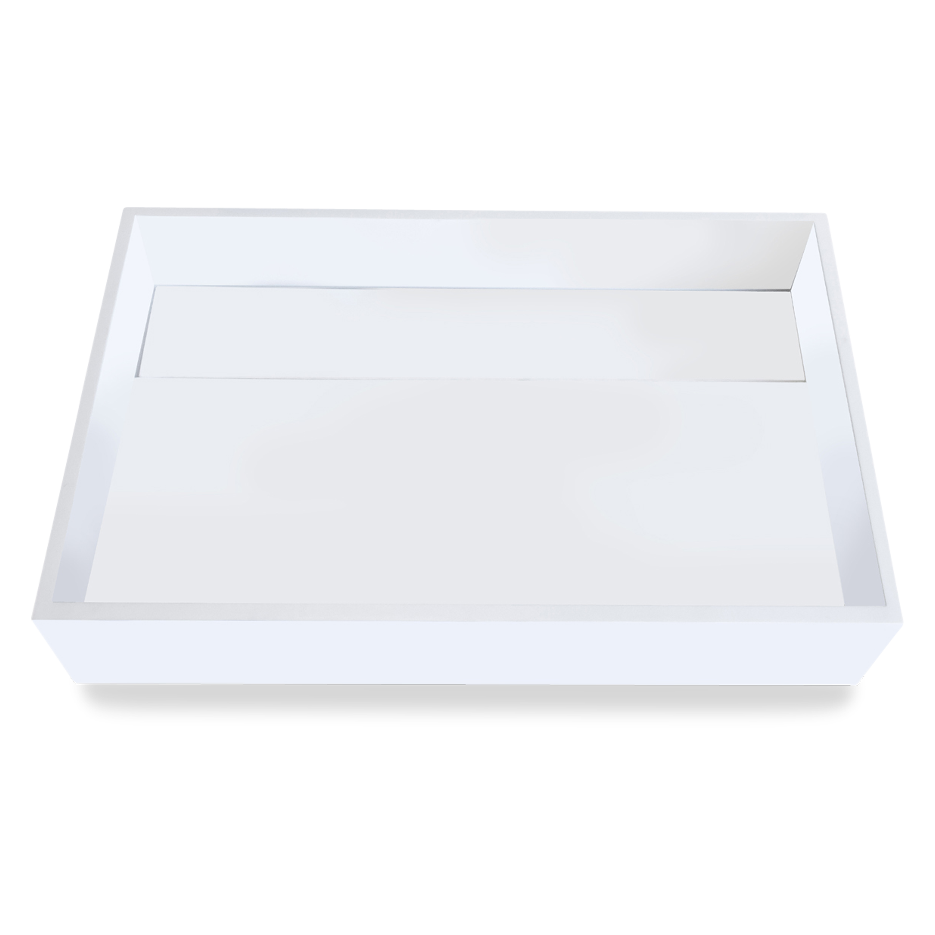 Lexi Freestanding Bathroom Sink - Matte White Ceramic Vessel Basin for Modern Vanity & Powder Room Decor