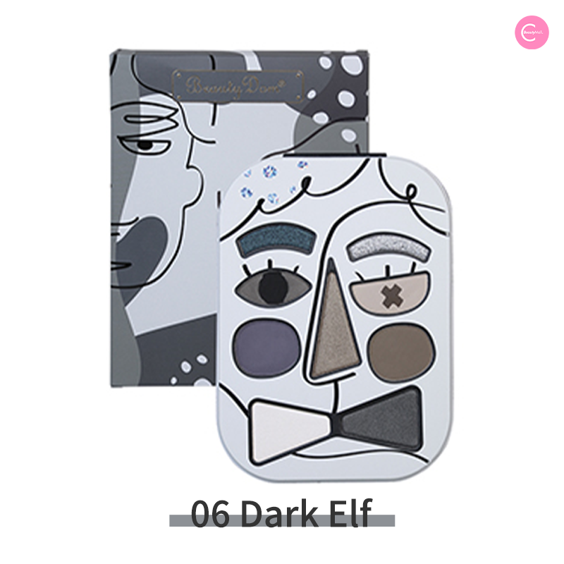 BeautyDom All-in-One Blush, Highlighter & Contour Palette - 6-in-1 Face Makeup Kit for Cheeks, Nose & Jawline - Perfect for Daily Makeup & Professional Contouring