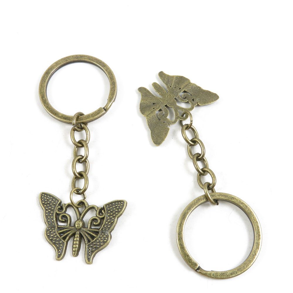 Butterfly Keychain Bulk Wholesale - Fashion Jewelry Key Ring for Car Keys, Door Keys & Key Tags | Perfect for Gifts, Promotions & Organization