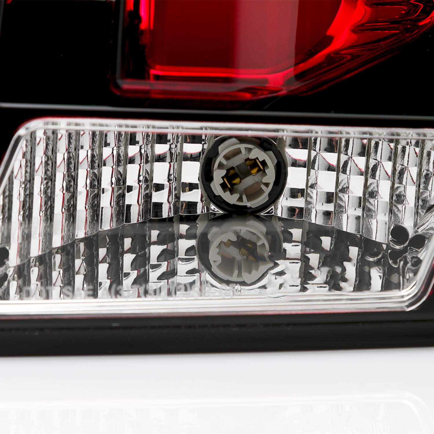 AKKON LED Tail Lights for 2005-2009 Ford Mustang - Red Tube Black Sequential Brake Lights Pair (Left + Right) | Enhances Night Visibility & Sporty Look