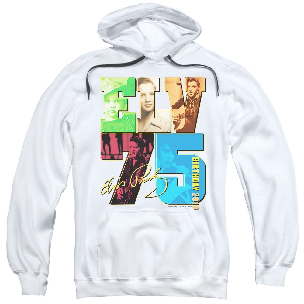 Elvis Presley Men's Birthday 2010 Pullover Hoodie Sweatshirt - Vintage Music Fan Gift for Concerts & Casual Wear