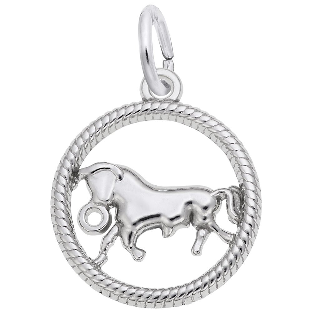 Taurus Zodiac Charm - Sterling Silver Pendant for Bracelets & Necklaces - Perfect for Birthdays, Gifts & Astrology Jewelry Collections