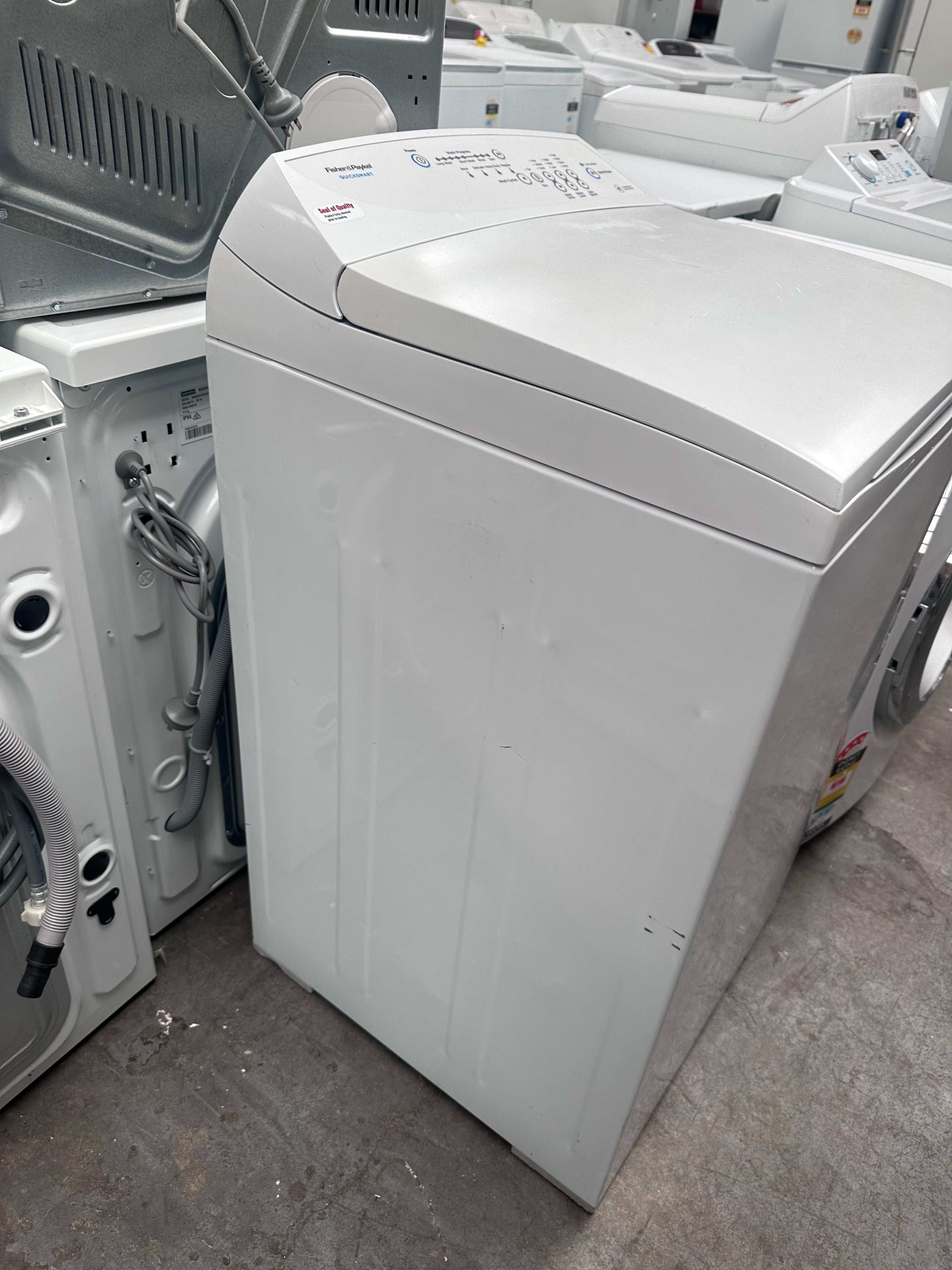 Fisher & Paykel 5.5kg Top Load Washing Machine - Certified Refurbished, Latest Model | Perfect for Apartments, Small Homes & Laundry Rooms