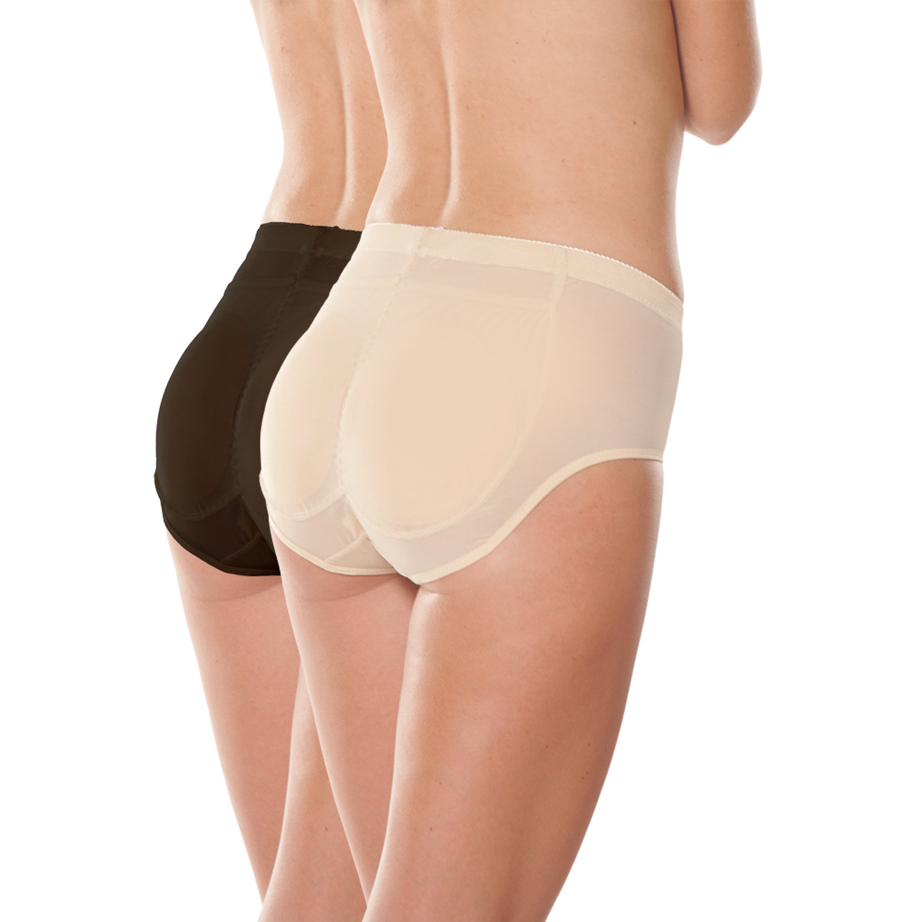 Bubbles Bodywear Insta Booty Women's Padded Panty 5-Piece Set with Thin & Thick Butt Pads - Shapewear for Instant Curves, Comfort & Confidence | Perfect for Dresses, Jeans & Special Occasions