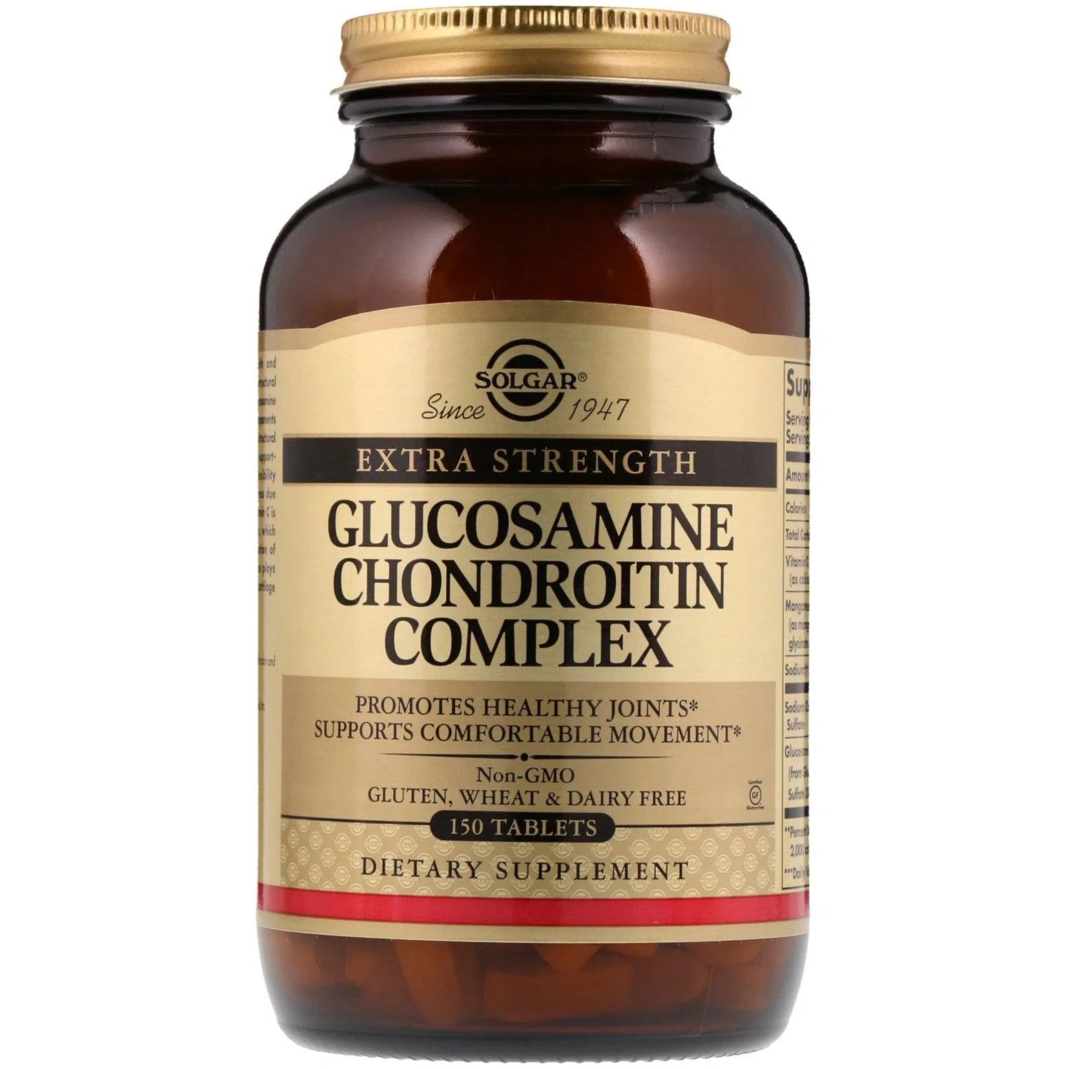 Solgar Extra Strength Glucosamine Chondroitin Complex Supplement - Supports Joint Health & Mobility for Active Adults & Seniors