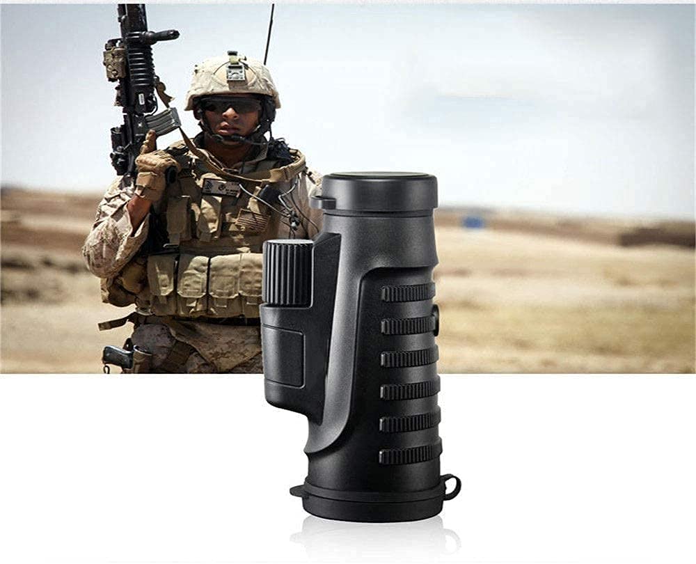 10X42 HD Monocular Telescope for Outdoor Bird Watching, Hunting, Concerts & Travel - High-Definition Spotting Scope with Phone Adapter for Smartphone Photography
