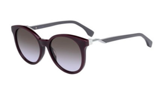 Fendi FF 0231/S 0S85/QR Burgundy Brown Violet Gradient Women's Sunglasses - Luxury Designer Shades for Women, UV Protection & Fashion Statement - Perfect for Beach, Driving & Outdoor Activities