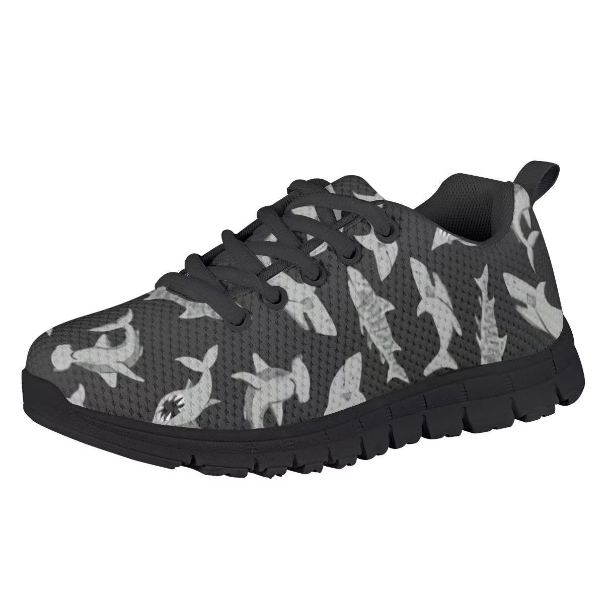 NETILGEN Kids Running Shoes for Boys & Girls - Breathable Knitted Mesh Lace-Up Sneakers for Little & Big Kids | Lightweight Tennis & Sports Shoes for School, Play & Daily Activities